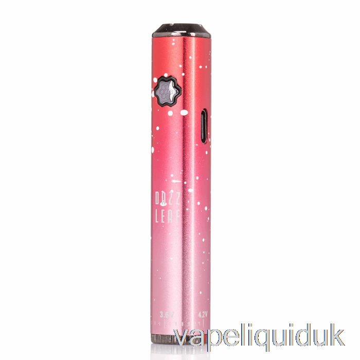 DAZZLEAF SQUARii Bottom Twist 510 Battery Red Splatter Vape Liquid